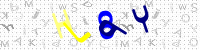 Blue Captcha Image